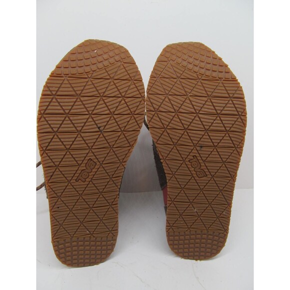 Teva Highside '84 Mid Retro Womens Red Brown Midtop Sneakers Size US 6.5 VGC - Picture 13 of 16